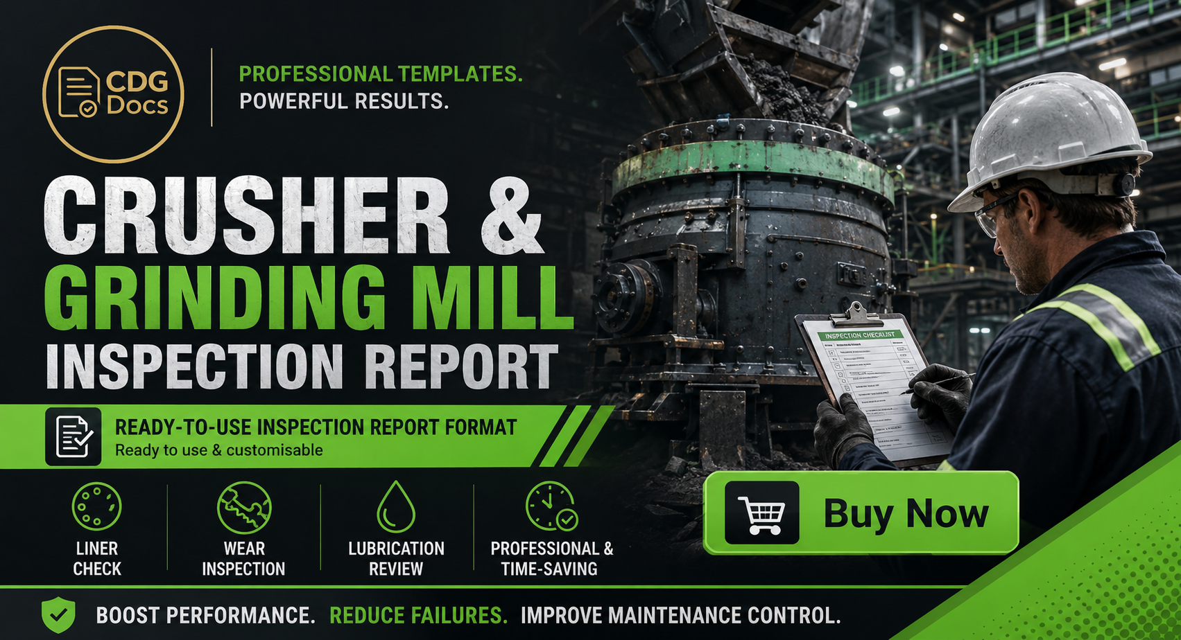 Crusher Inspection Form Crusher Grinding Mill Inspection Report Template | Mineral Processing ...