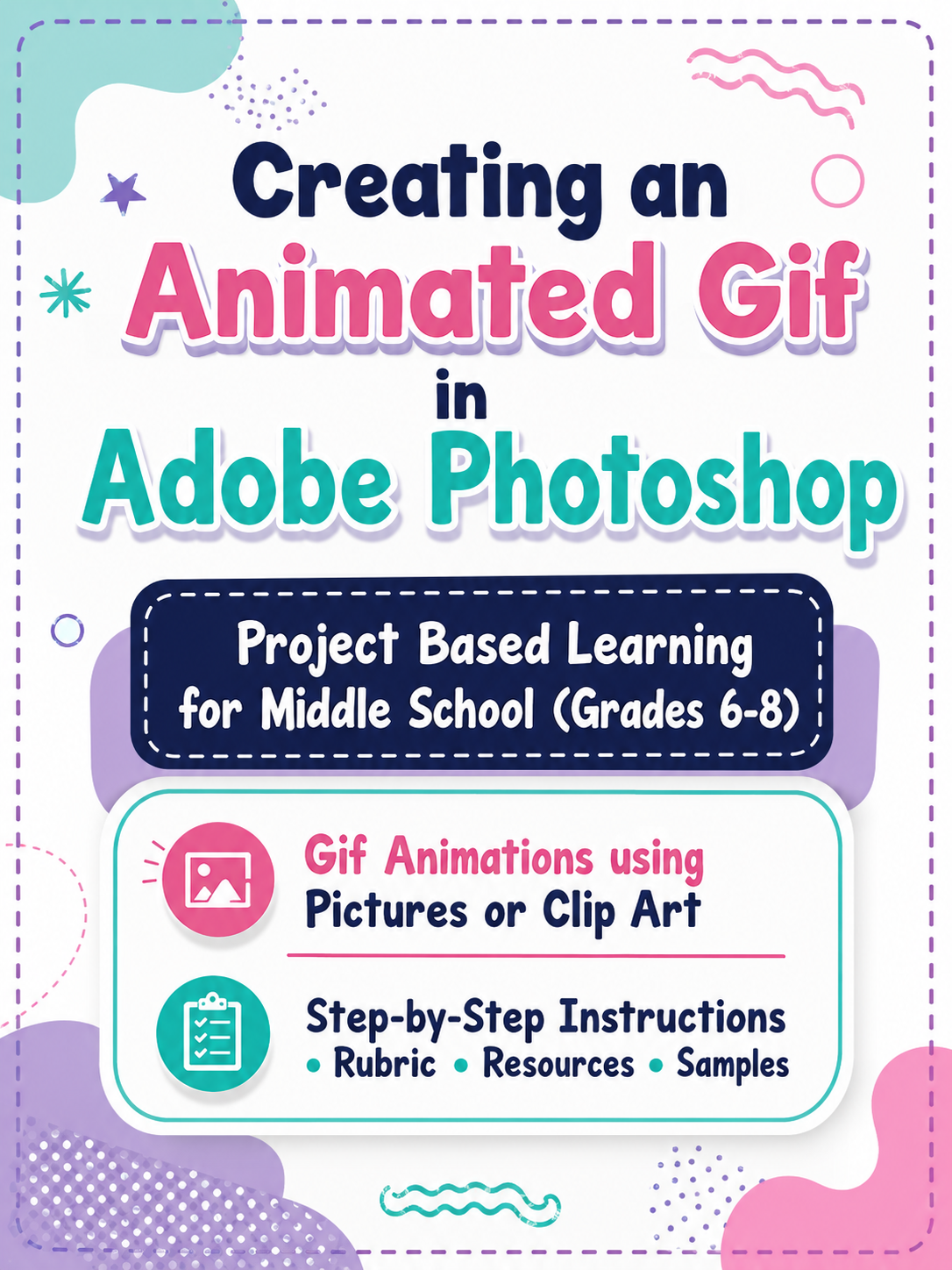 Creating an Animated GIF in Adobe Photoshop | Distance Learning Activity & Tutorial