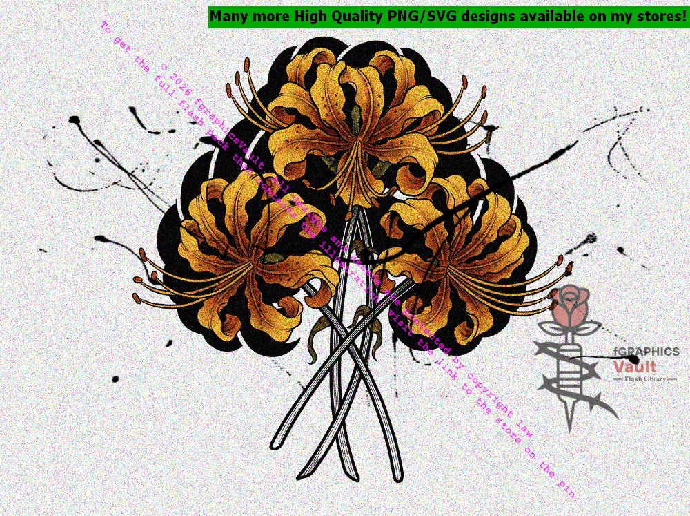 Japanese tattoo flower reference for sleeves and backpieces