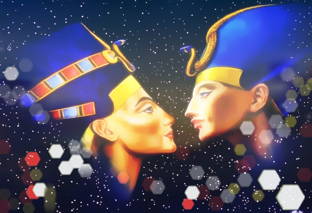 Lady Nefertiti & the Lord Akhenaton