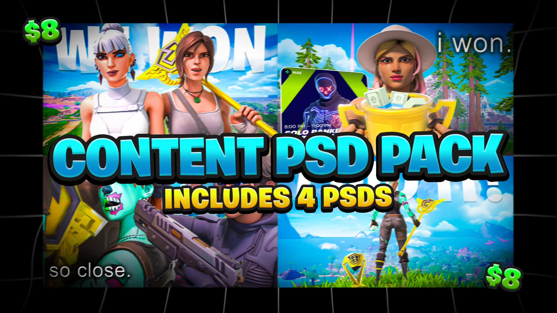 Content PSD Pack - Payhip