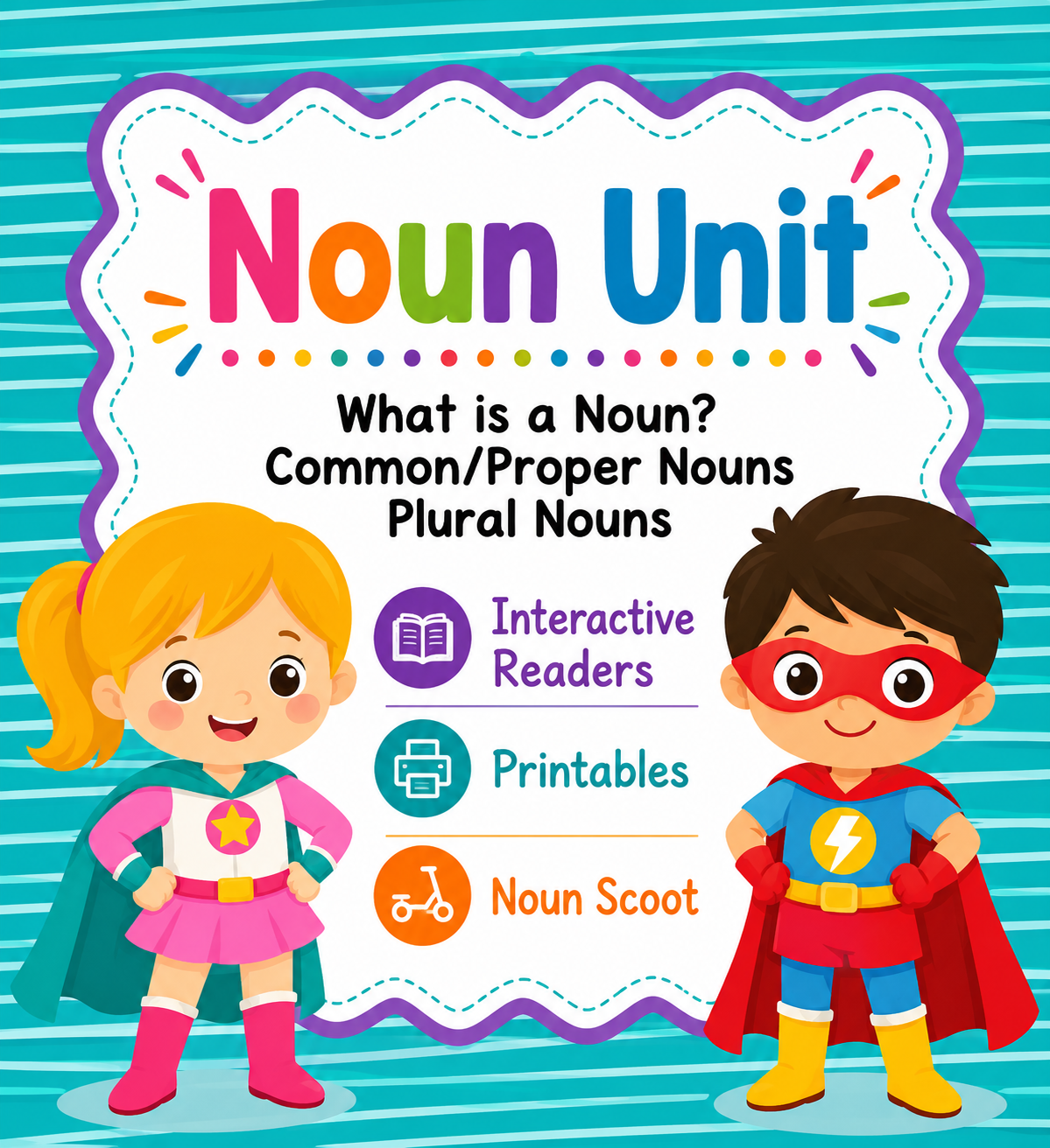 Nouns Unit | Grammar Lessons, Worksheets & Activities