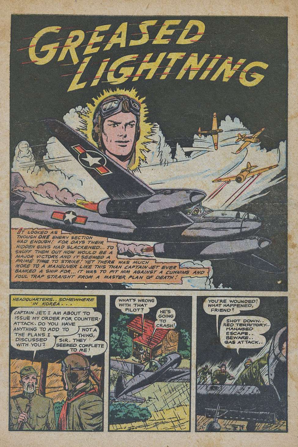 Captain Jet, No 1. Preview Page.