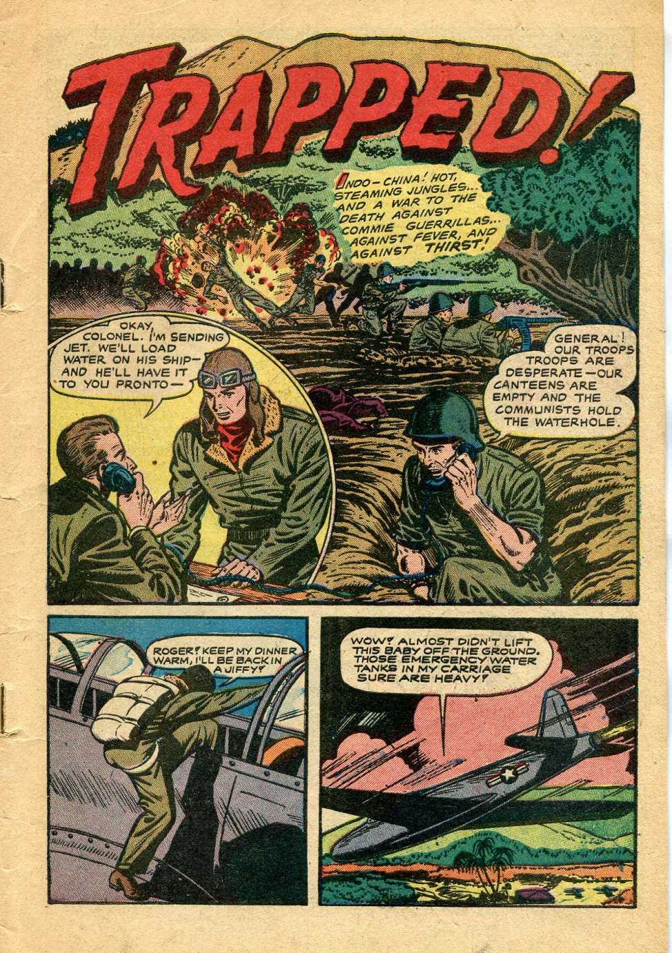 Captain Jet,  No 2.  Preview Page.