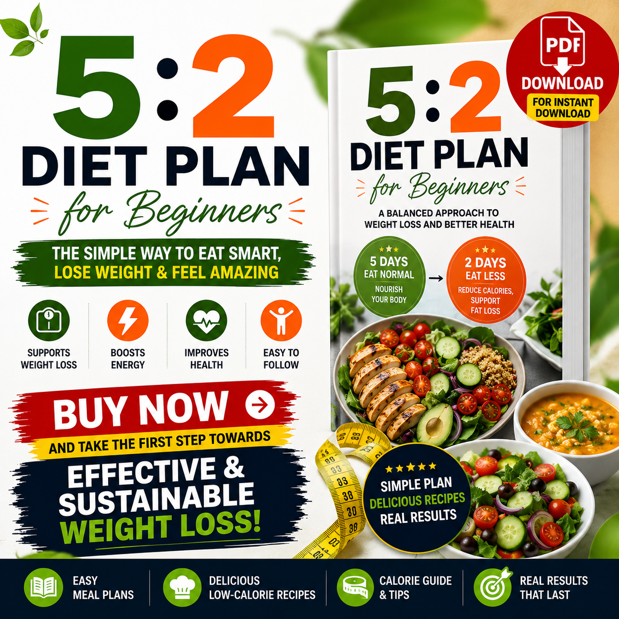 5:2 Diet Plan For Beginners