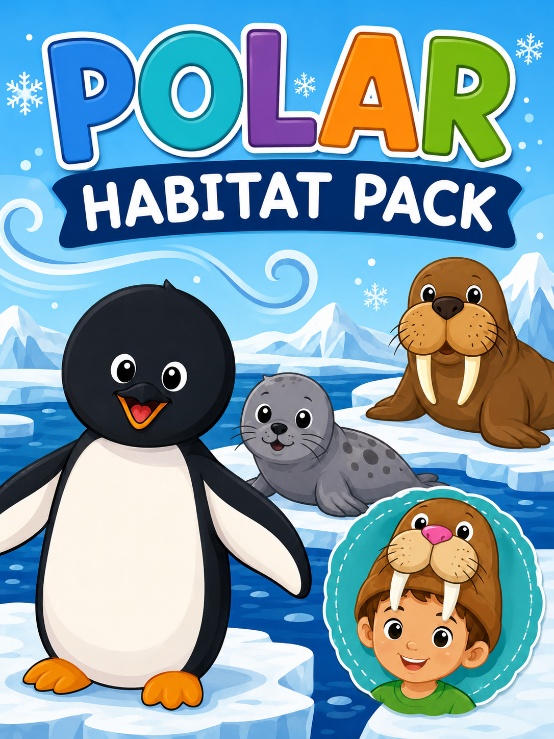 Polar Habitat Pack | 200 Pages of Nonfiction Polar Habitat Activities & Learning Fun