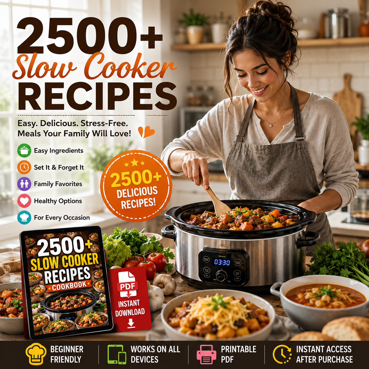 Slow Cooker Recipes Cookbook