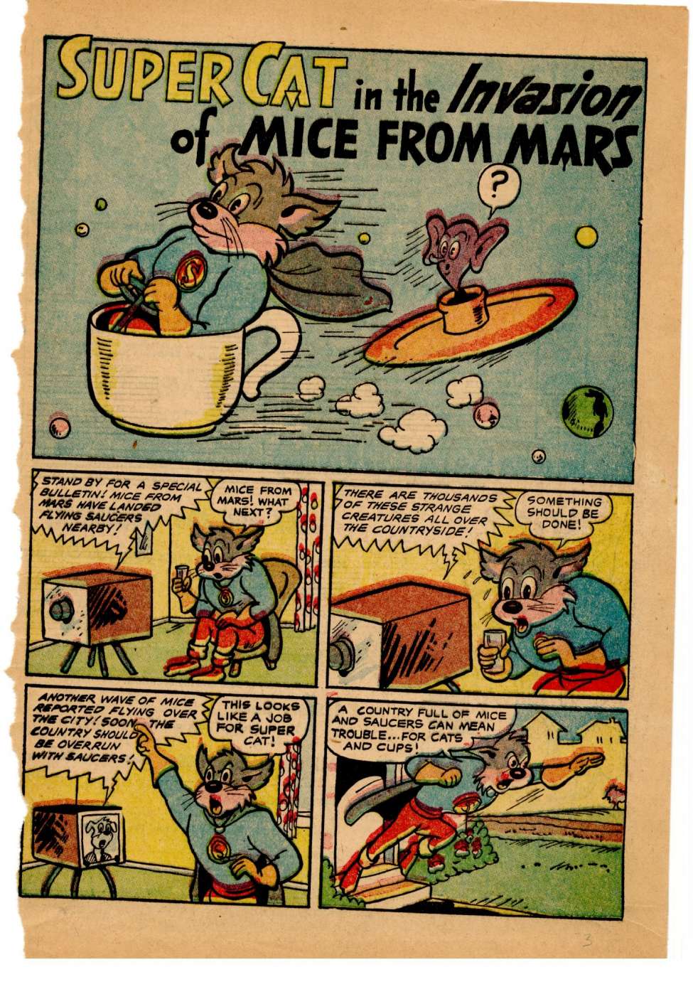 Super Cat, No 3. Preview Page.