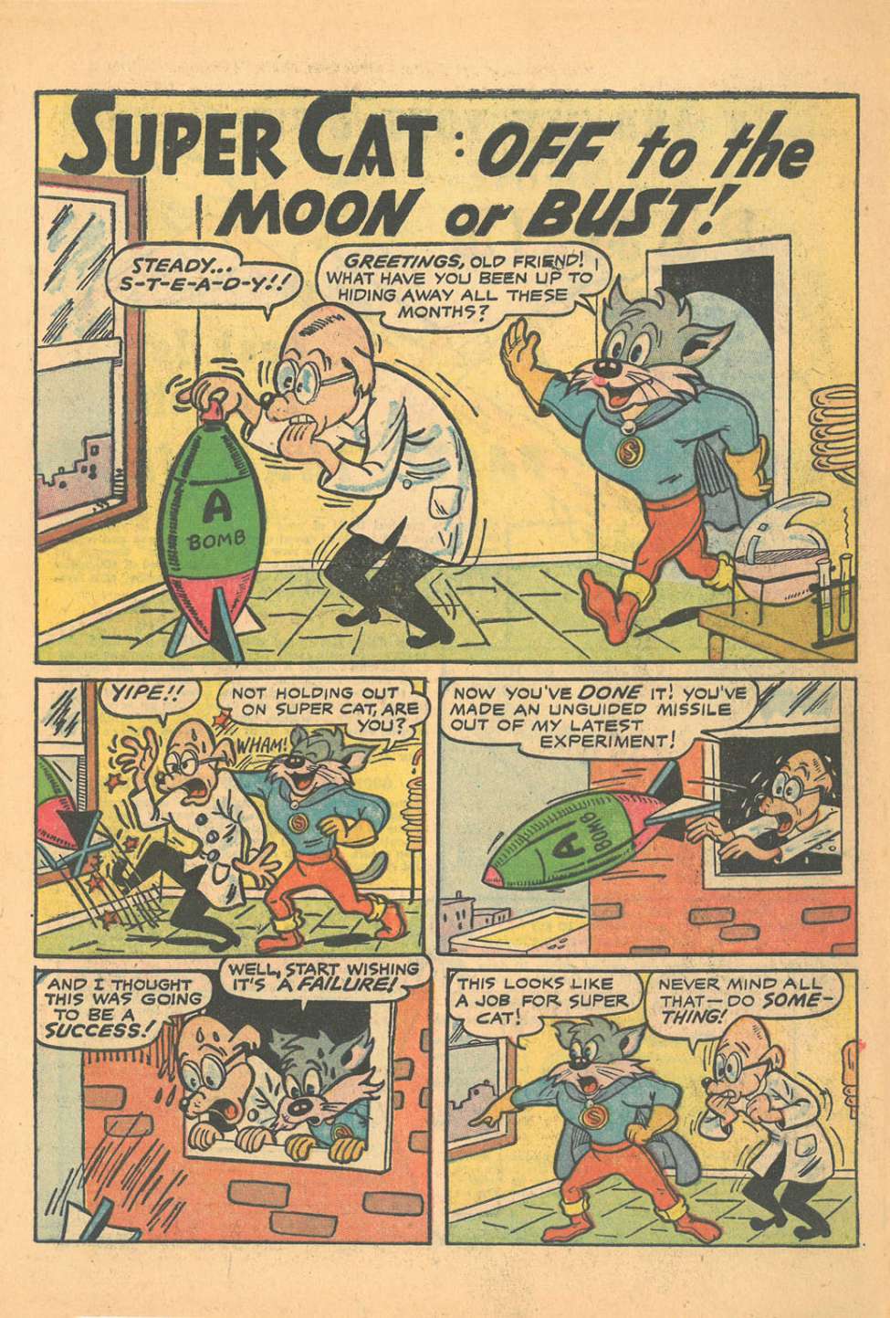 Super Cat, No 4. Preview Page.