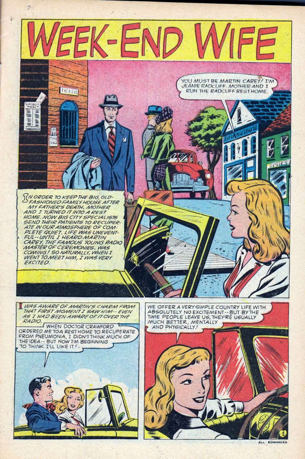 All Romances, No 6. Preview Page.