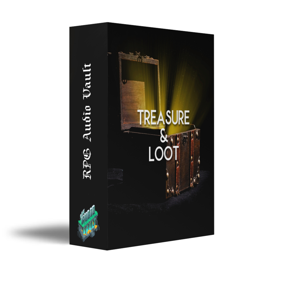 Treasure and Loot - treasure chest and loot pickup sound effects for RPG games and Dungeon Masters