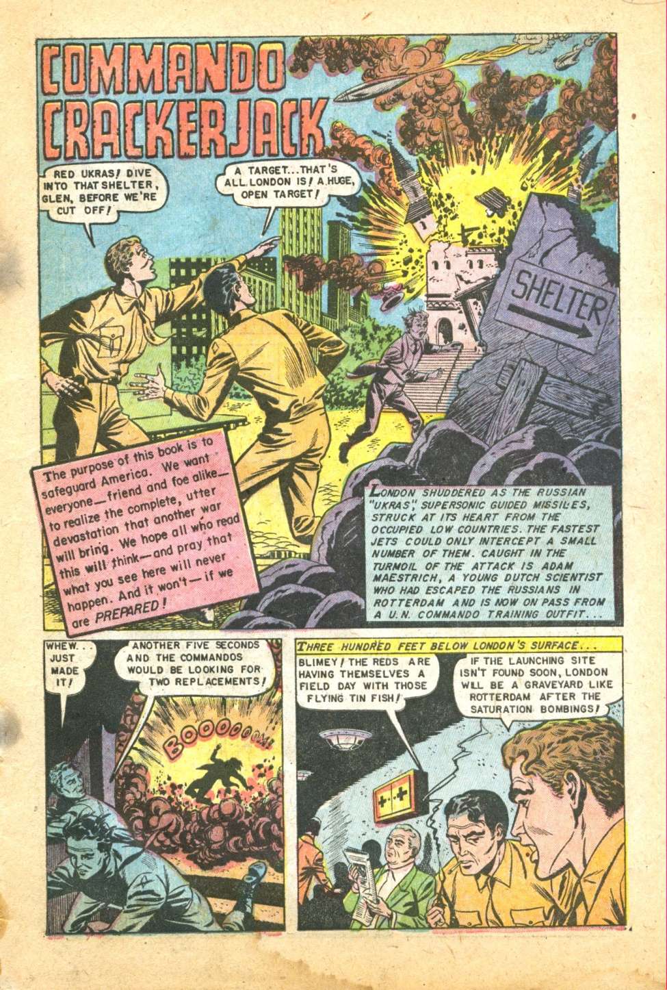 Atomic War, No 3. Preview Page.