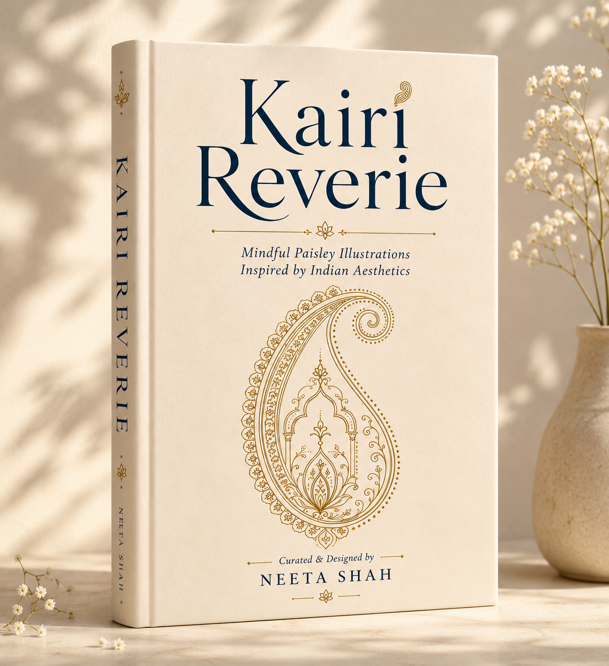 Cover of Kairi Reverie featuring a collection of original paisley illustrations