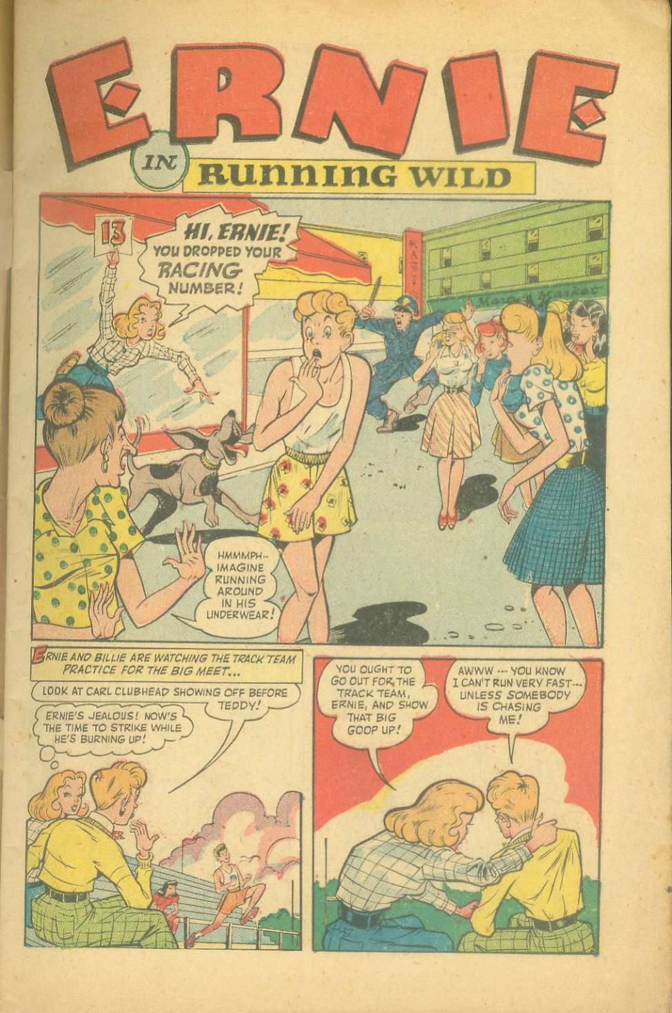 Ernie Comics, No 24. Preview Page.
