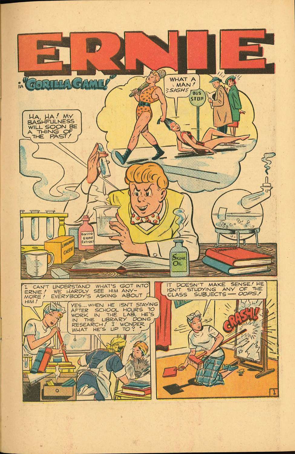 Ernie Comics,  No 25.  Preview Page.