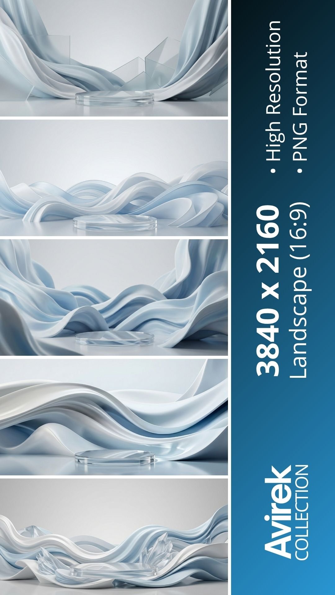 30 premium product backgrounds for cosmetics, perfumes, skincare, jewelry, and luxury brands. High-resolution advertising backdrops designed for Photoshop, e-commerce stores, social media marketing, and professional product presentations. Includes square,