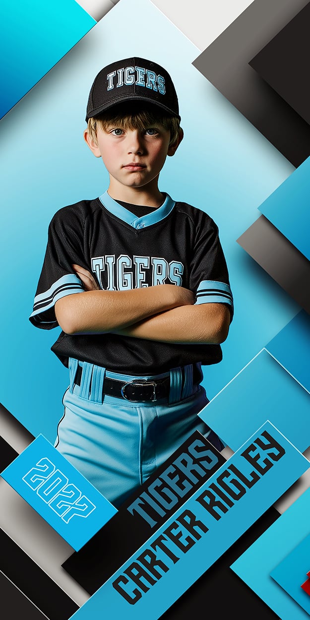 Layered, Photoshop Template, Digital Background, Design, Modern, Media Day, Game Day, Photo Day, Graphics, Teams, Sports, Banner, Photos