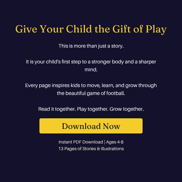 Product Description: Kick, Run, Score! How Football Builds Strong Bodies & Smart Minds  A beautifully illustrated 13-page children's ebook for ages 4-8 that teaches kids the physical and mental benefits of football.  ⚽ YOUR CHILD WILL LEARN: ✅ How football builds strong muscles and healthy hearts ✅ Teamwork and friendship skills ✅ Confidence and self-belief ✅ Coordination and balance ✅ Resilience and never giving up  📚 PERFECT FOR: • Parents looking for educational sports books • Teachers introducing football to young children • Bedtime reading that inspires active play • Gift for young football fans ages 4-8  🎁 INSTANT PDF DOWNLOAD - 13 full-color illustrated pages  Tags/Keywords: children's ebook, football for kids, sports book, ages 4-8, illustrated book, teamwork, kids fitness, digital download