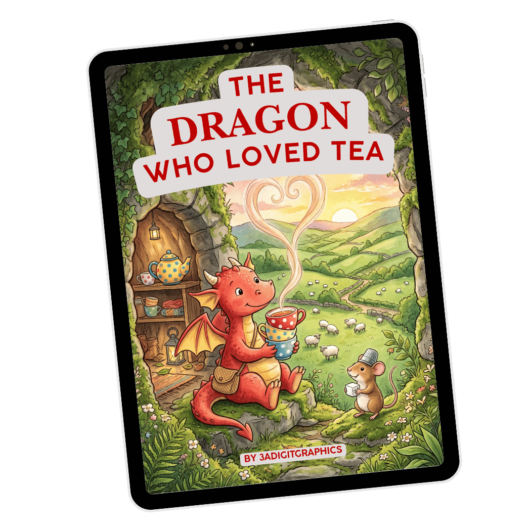 kindle, e-book, dragon, storybook