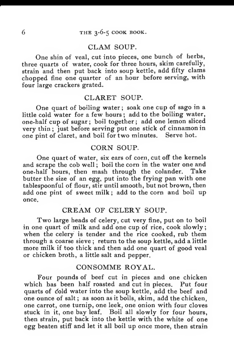 365 Cook Book, Preview Page.