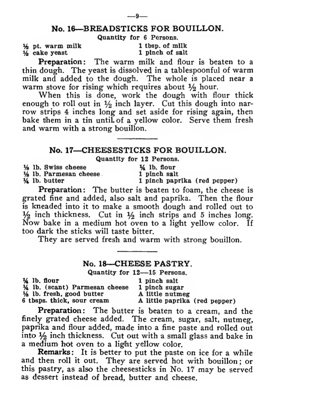 The Art of German Cooking and Baking. Preview Page.