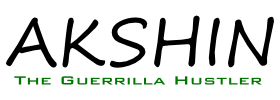 Akshin The Guerrilla Hustler Logo