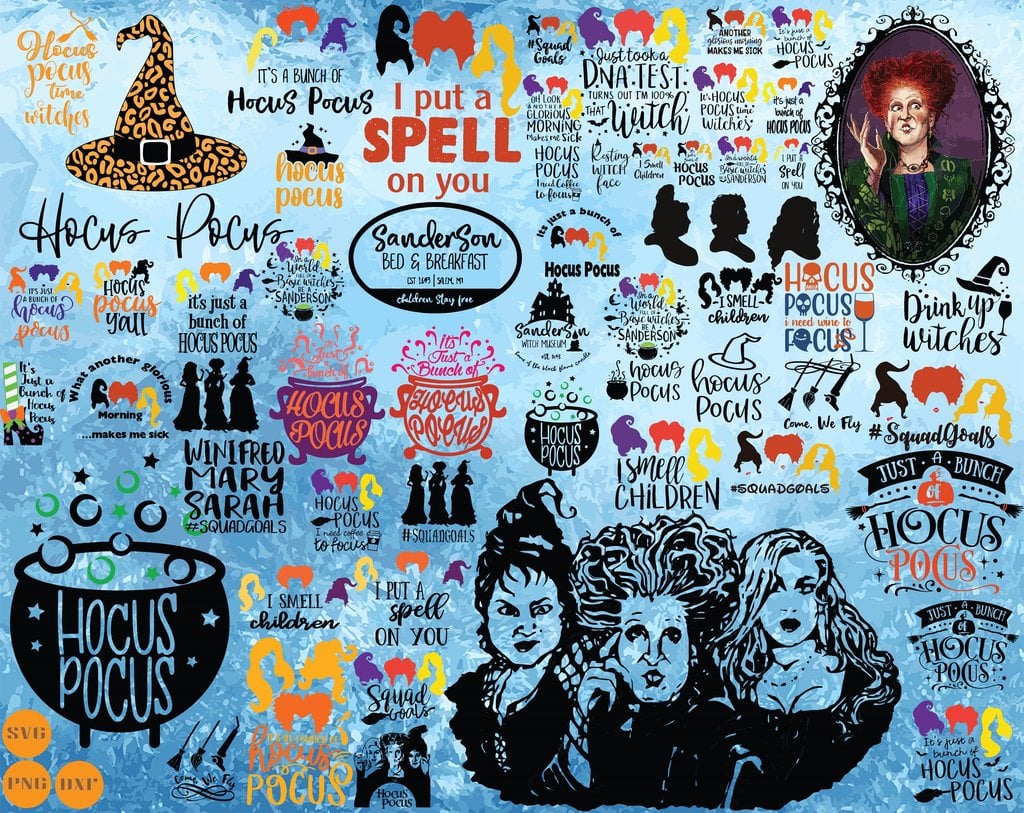 Large Halloween SVG bundle featuring over 1000 spooky SVG, PNG, DXF and EPS craft designs for Cricut, Silhouette and commercial use.