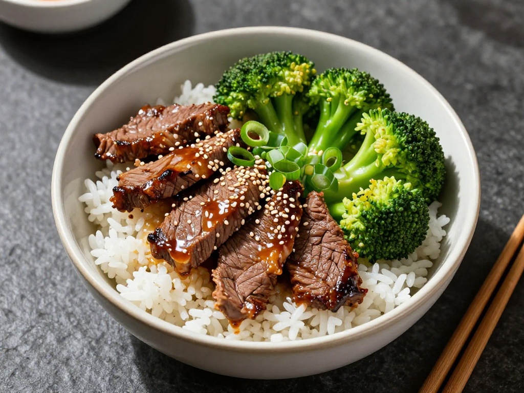 Inside page preview of Grass-Fed Beef and Broccoli Bowl recipe, a high-protein meal rich in heme iron to help treat low hemoglobin levels.