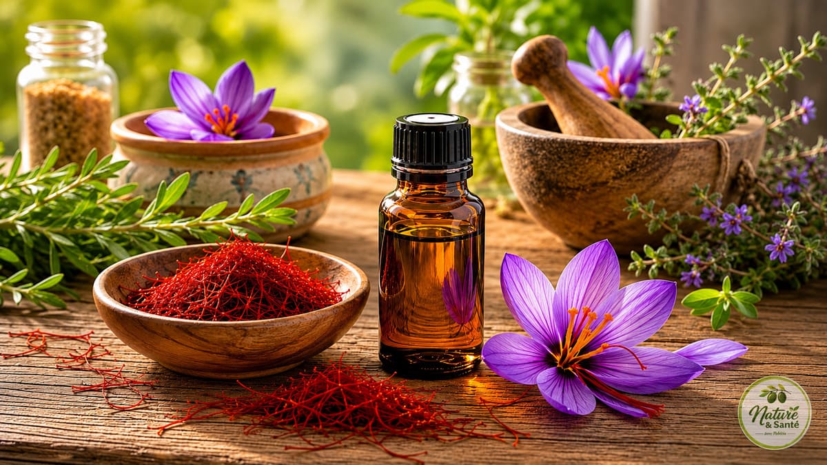 Découvrez les différentes utilisations du safran au quotidien : infusion, cuisine santé et recettes naturelles. Une épice précieuse aux multiples bienfaits pour le bien-être et l'équilibre émotionnel.