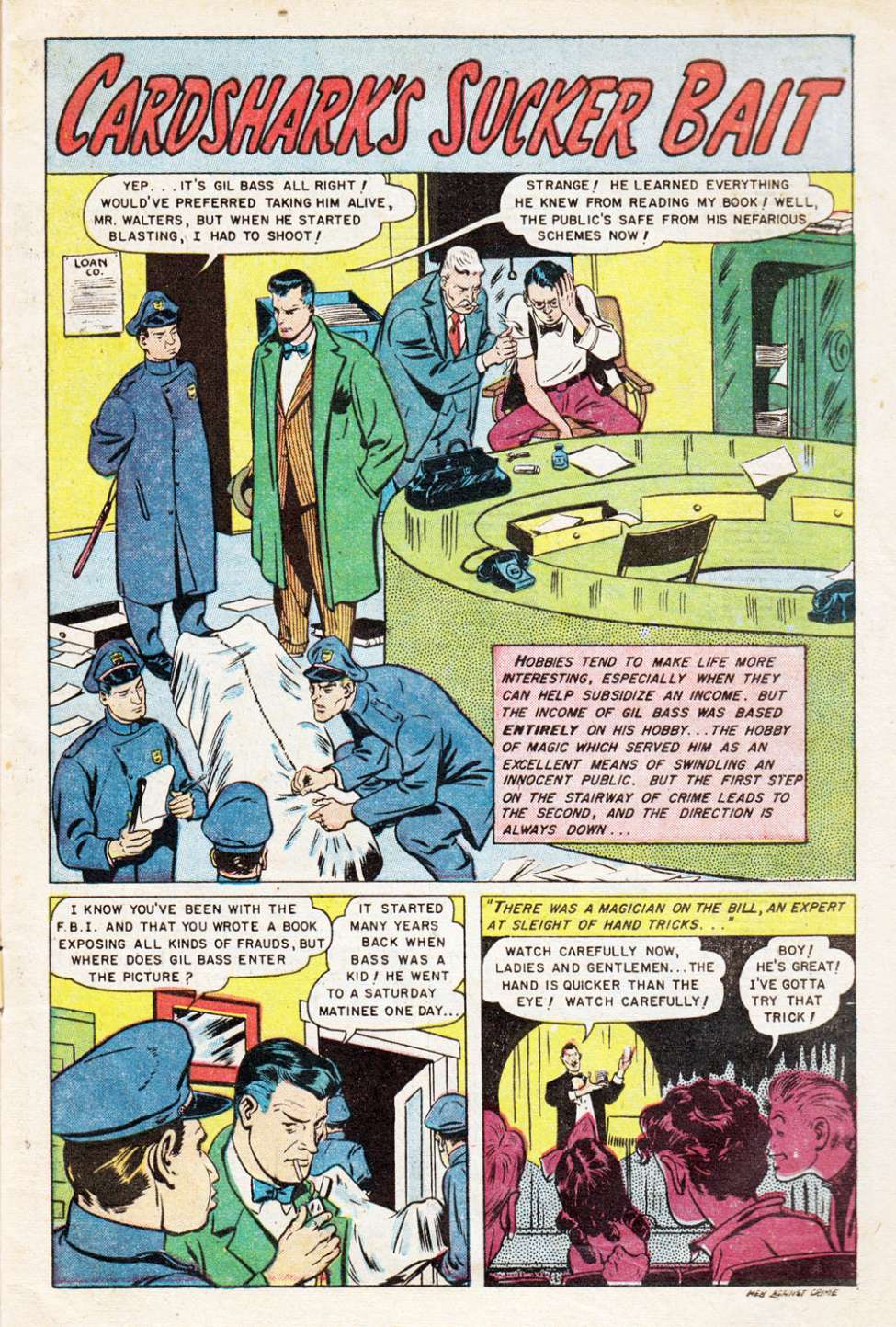 Men Against Crime, No 7. Preview Page.