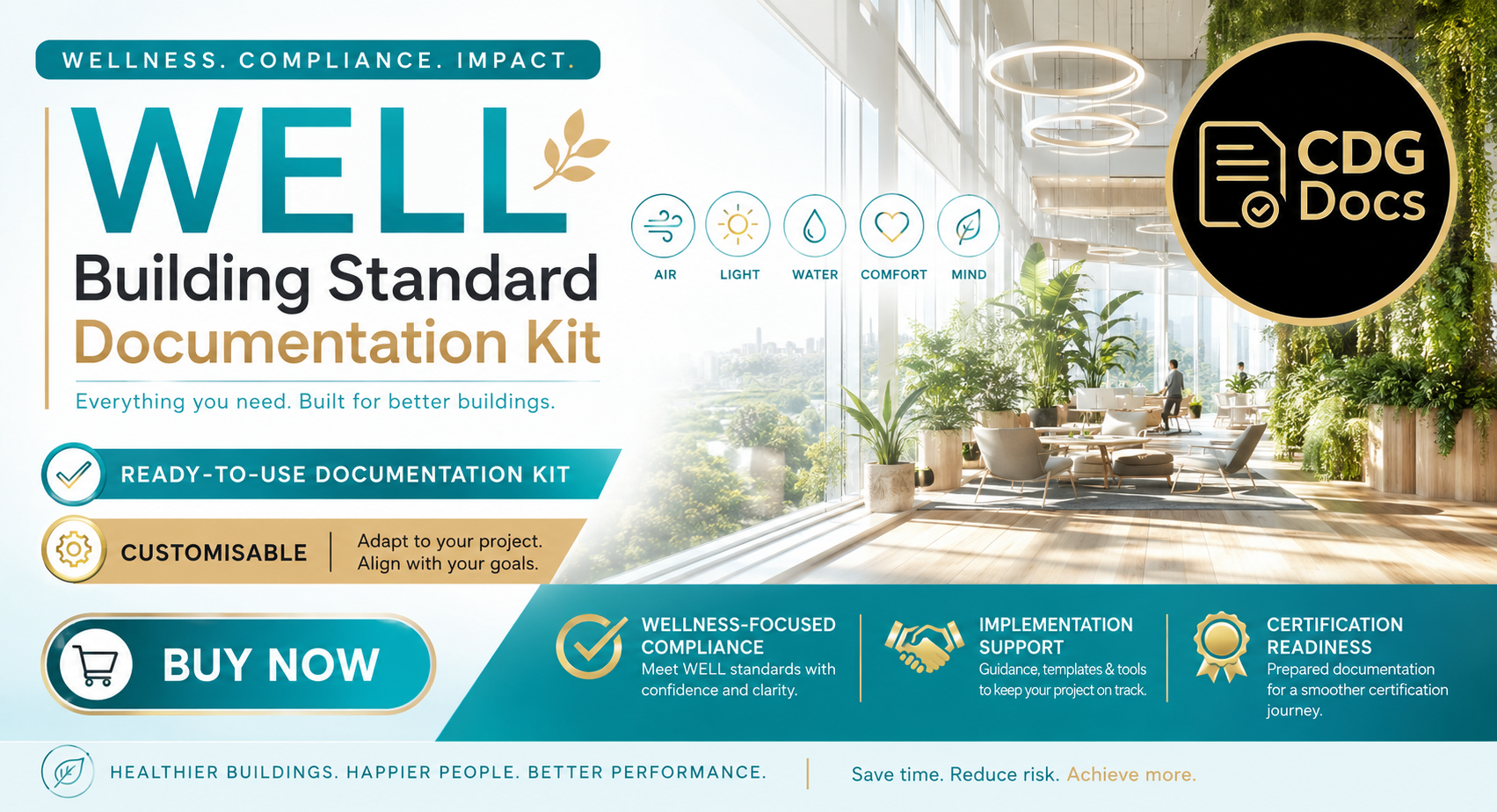 Well Standard WELL Building Standard Documentation Kit – Editable Healthy Buildings ...