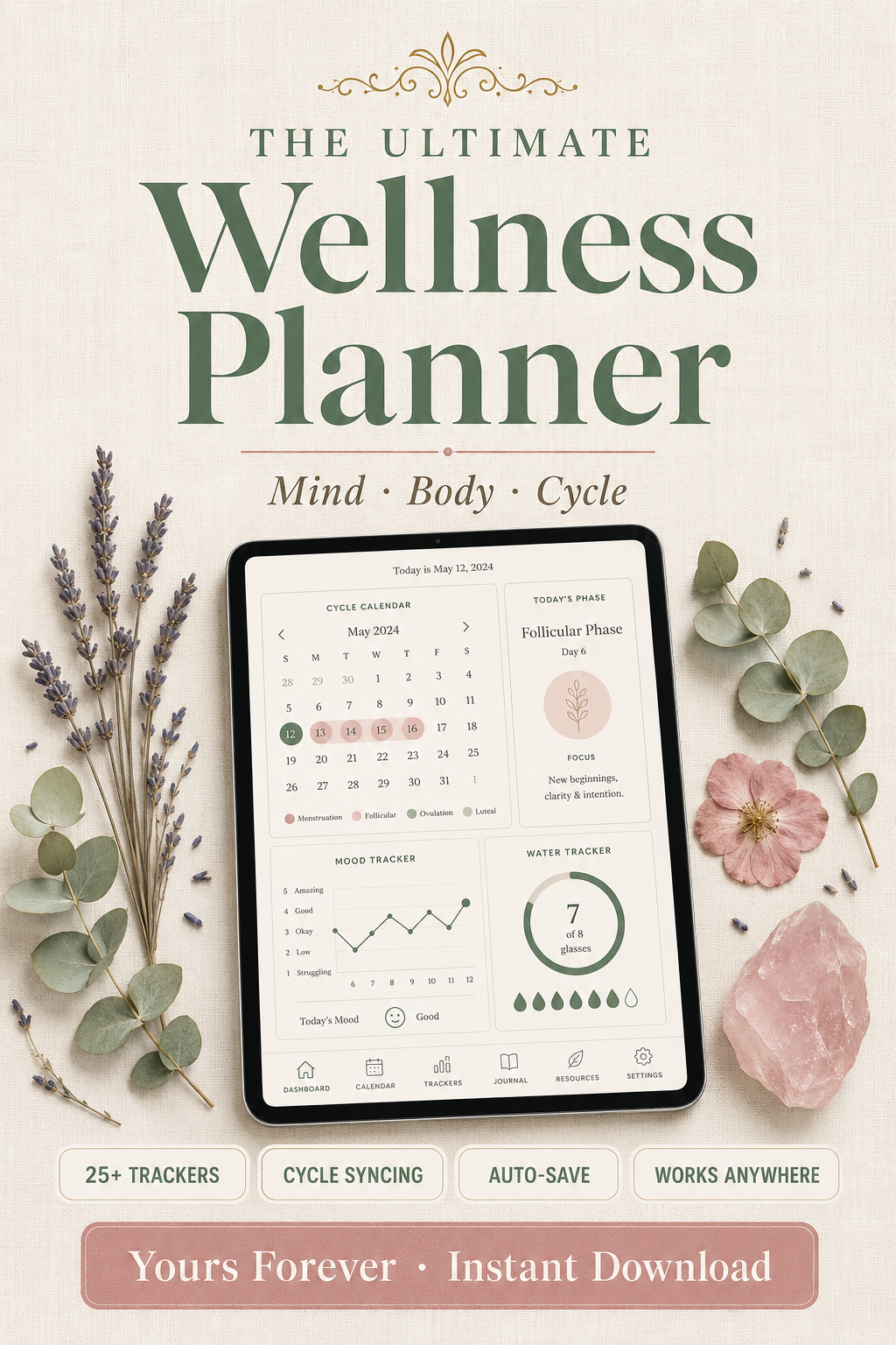 THE SOFT LIFE BUNDLE 💛 Ultimate Budget Planner + Ultimate Wellness Planner
