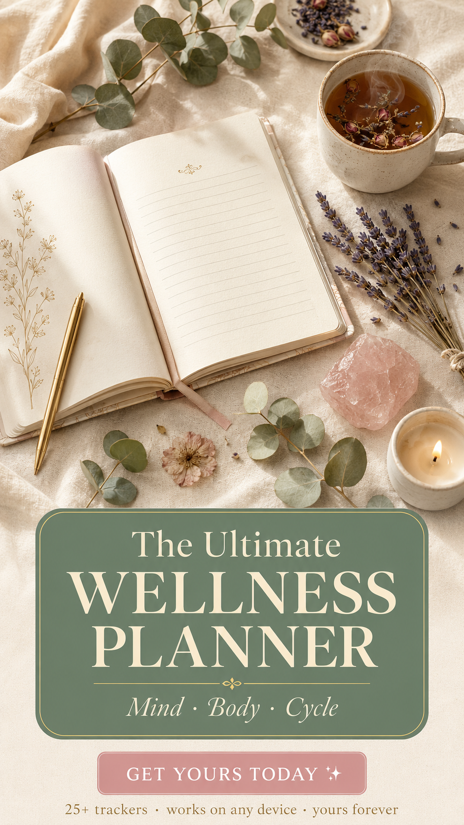 THE SOFT LIFE BUNDLE 💛 Ultimate Budget Planner + Ultimate Wellness Planner