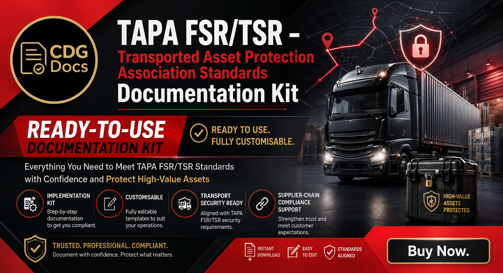 TAPA FSR TSR Documentation Kit – Editable Transported Asset Protection ...