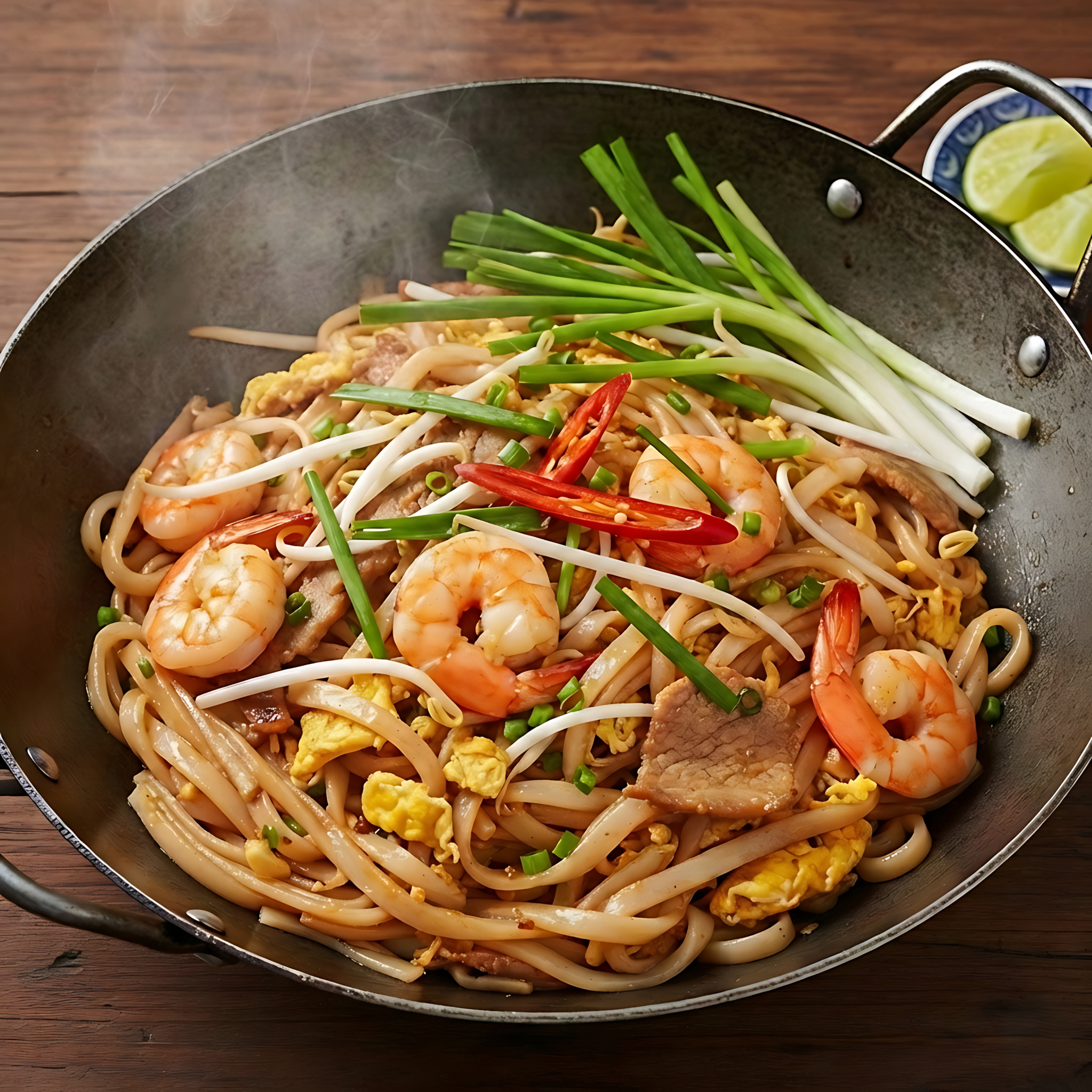 Slideshow image showing authentic stir-fried noodles from the Vietnamese Cooking Made Easy: 30 Authentic Dishes cookbook.