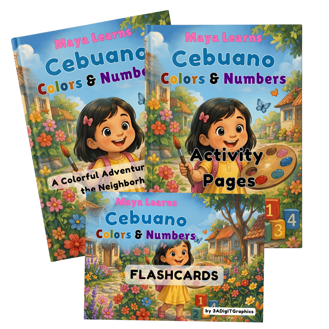 bundles, cebuano, storybooks, activity pages, cebuano flashcards