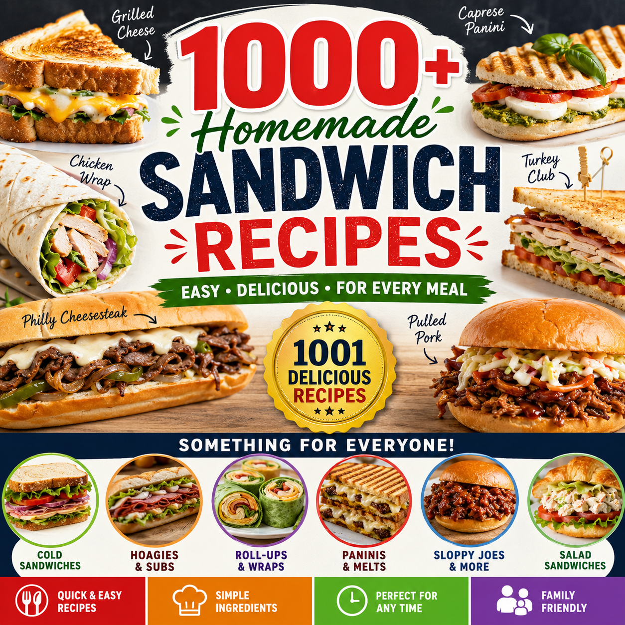 1000 Sandwich Recipes