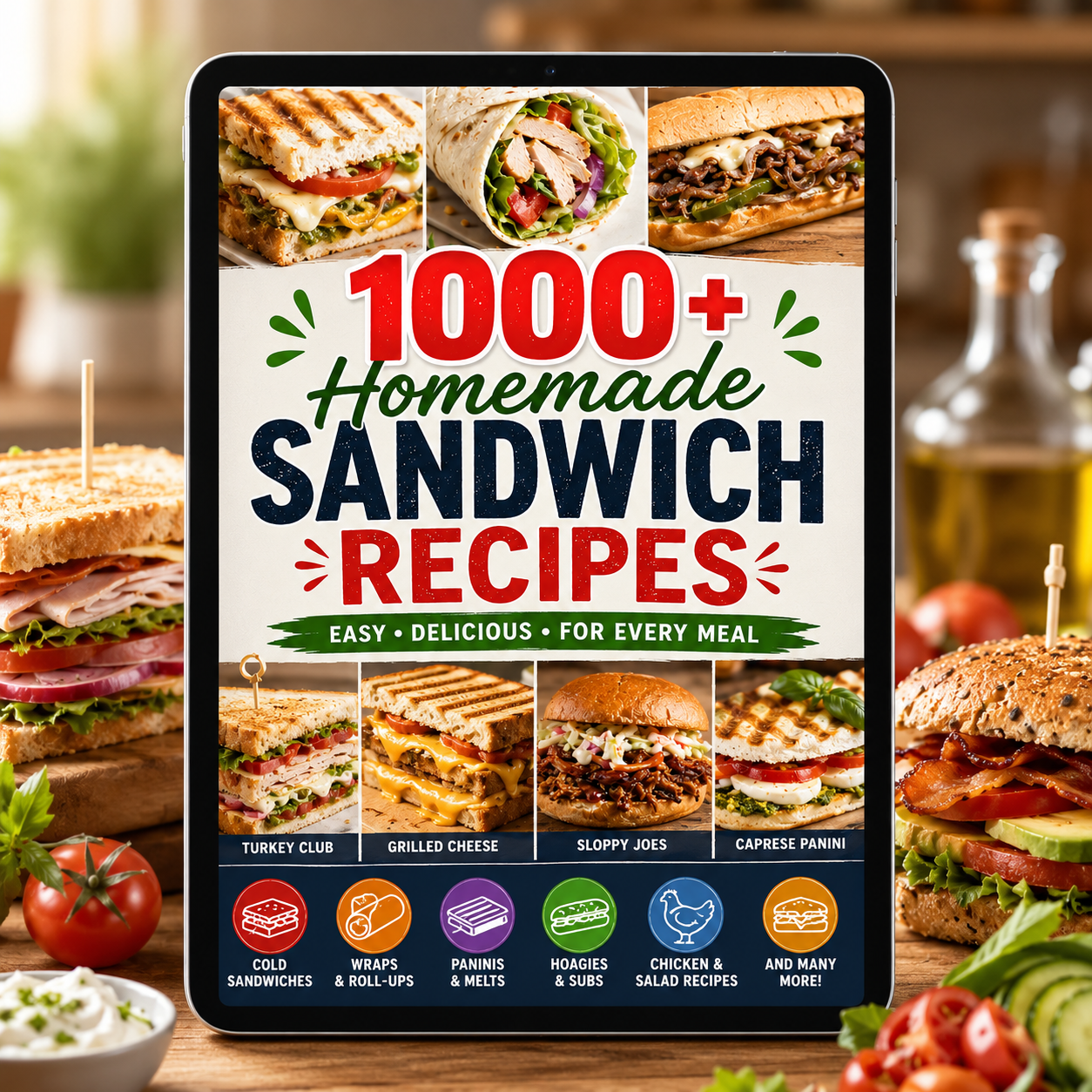 1000 Sandwich Recipes