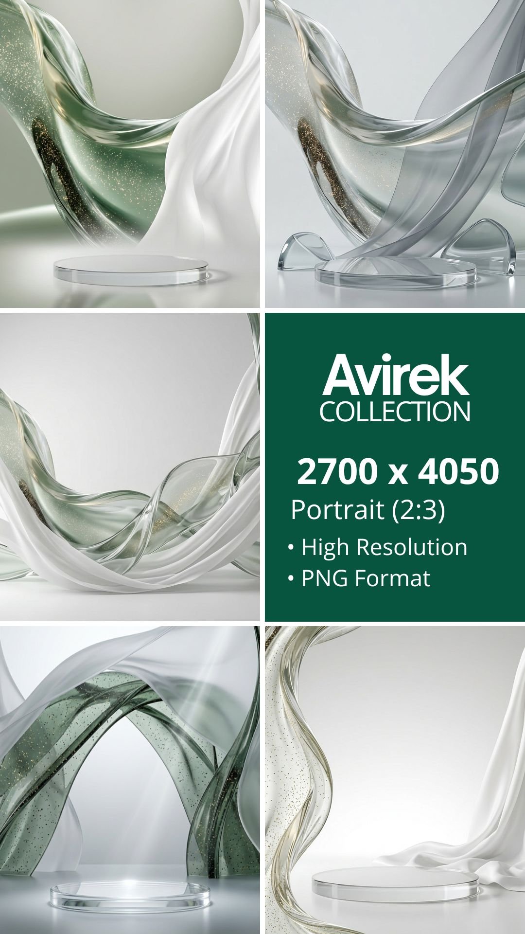 luxury brands. High-resolution advertising backdrops