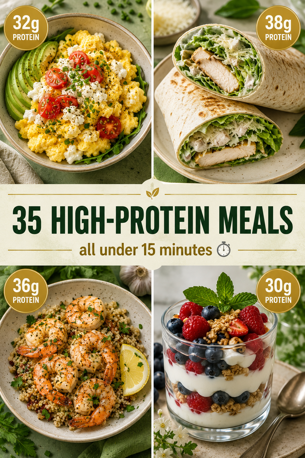 The Clean Fuel Method™ — 35 High-Protein 15-Minute Meals + 30 Functional Mocktails | Interactive Guide, Protein Calculator & Energy Tracker