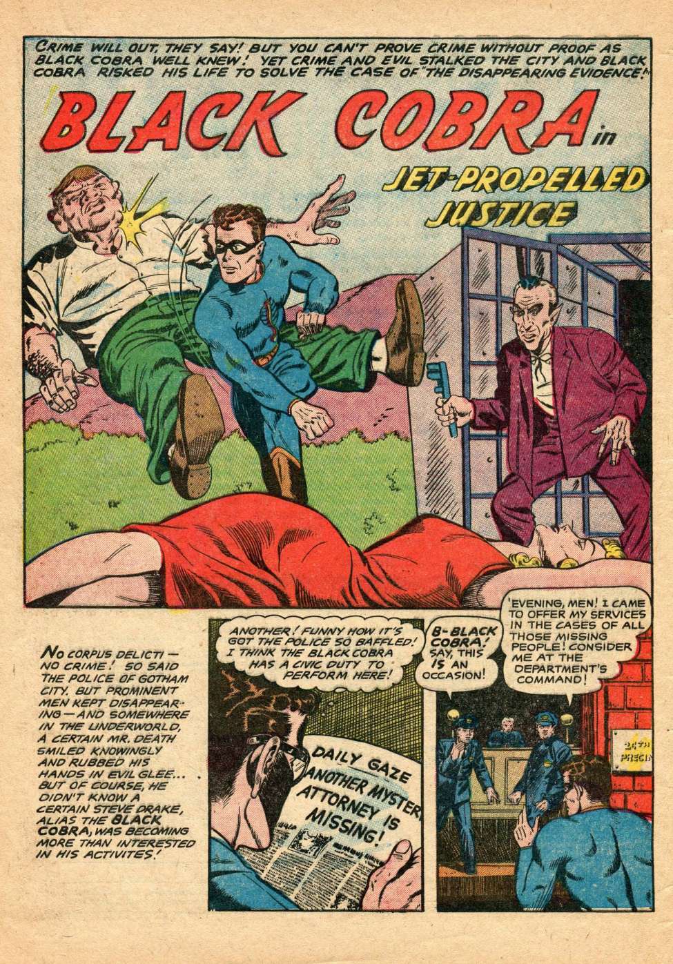 Black Cobra, Preview Page
