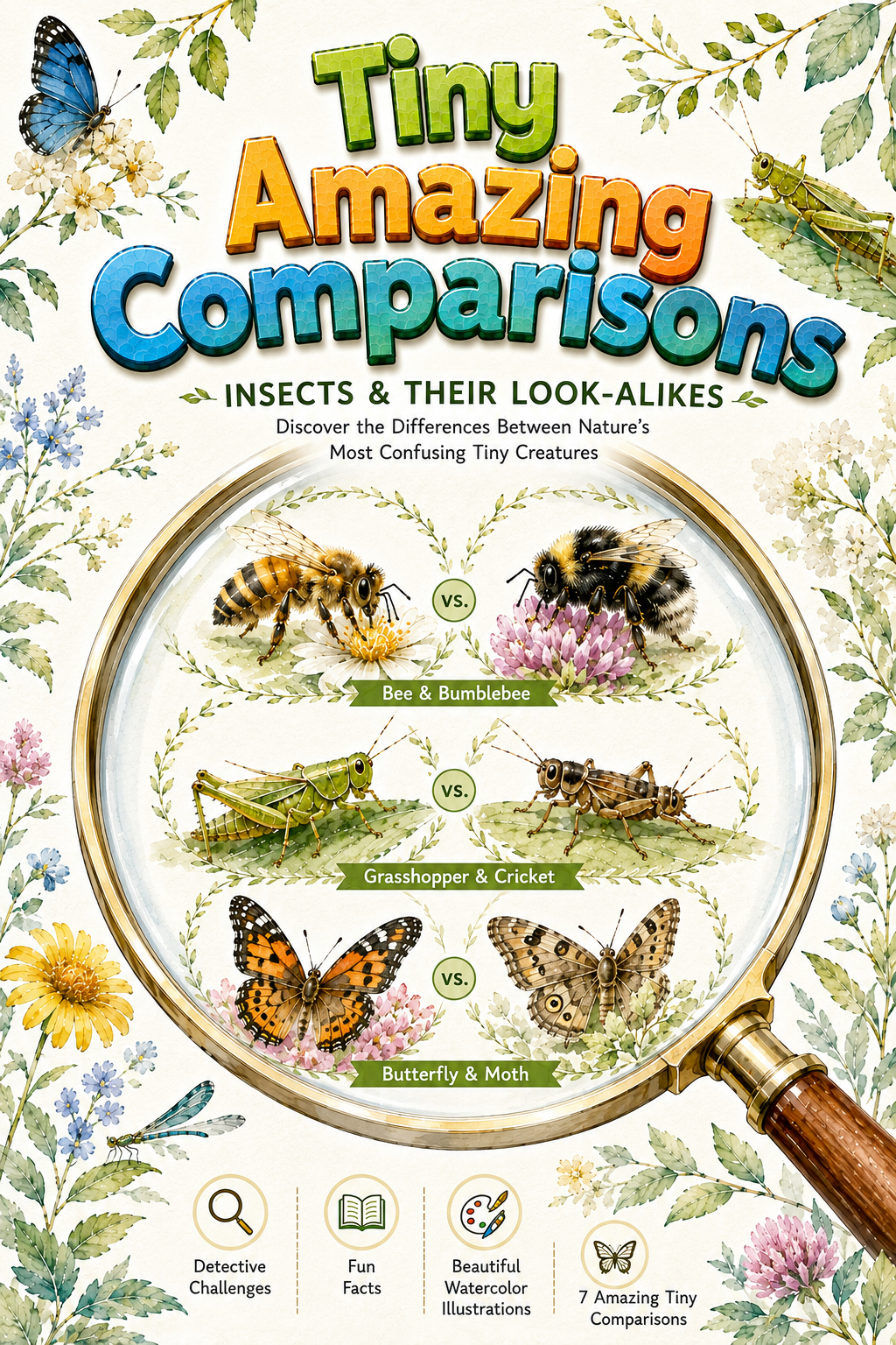 Difference Between Insects Tiny Amazing Comparisons - Insects & Their Look-Alikes - Discover the ...