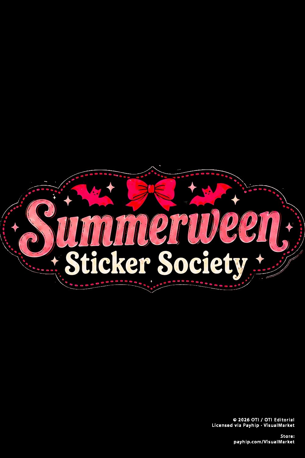 Summerween, spooky summer, Halloween clipart, cute stickers, digital download.