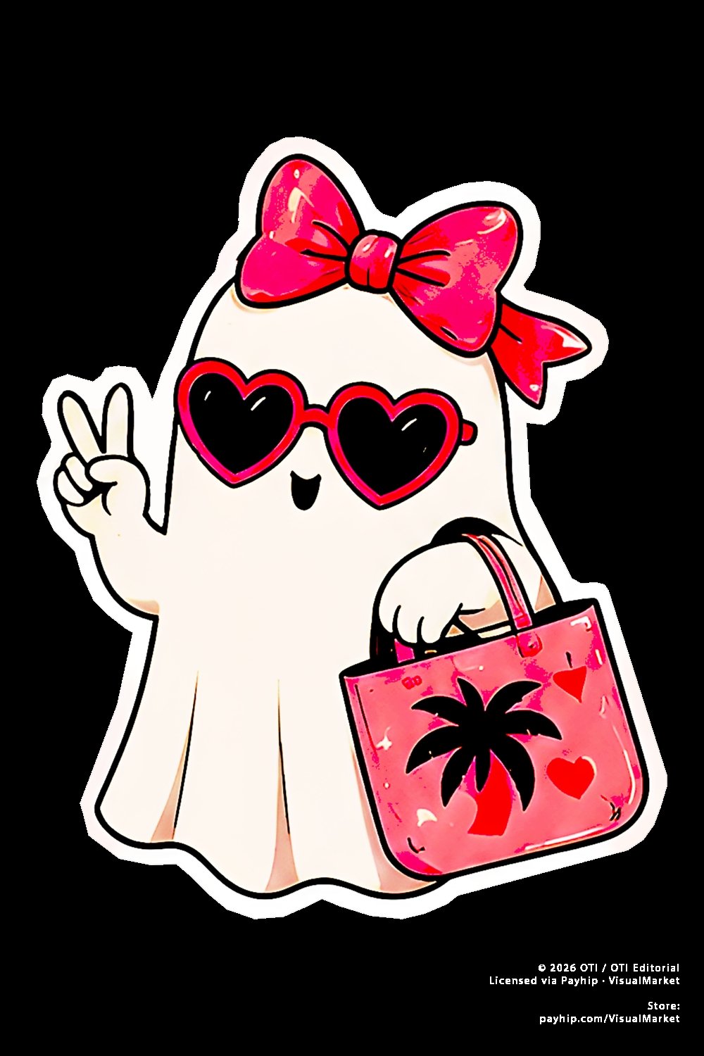 Summerween, spooky summer, Halloween clipart, cute stickers, digital download.