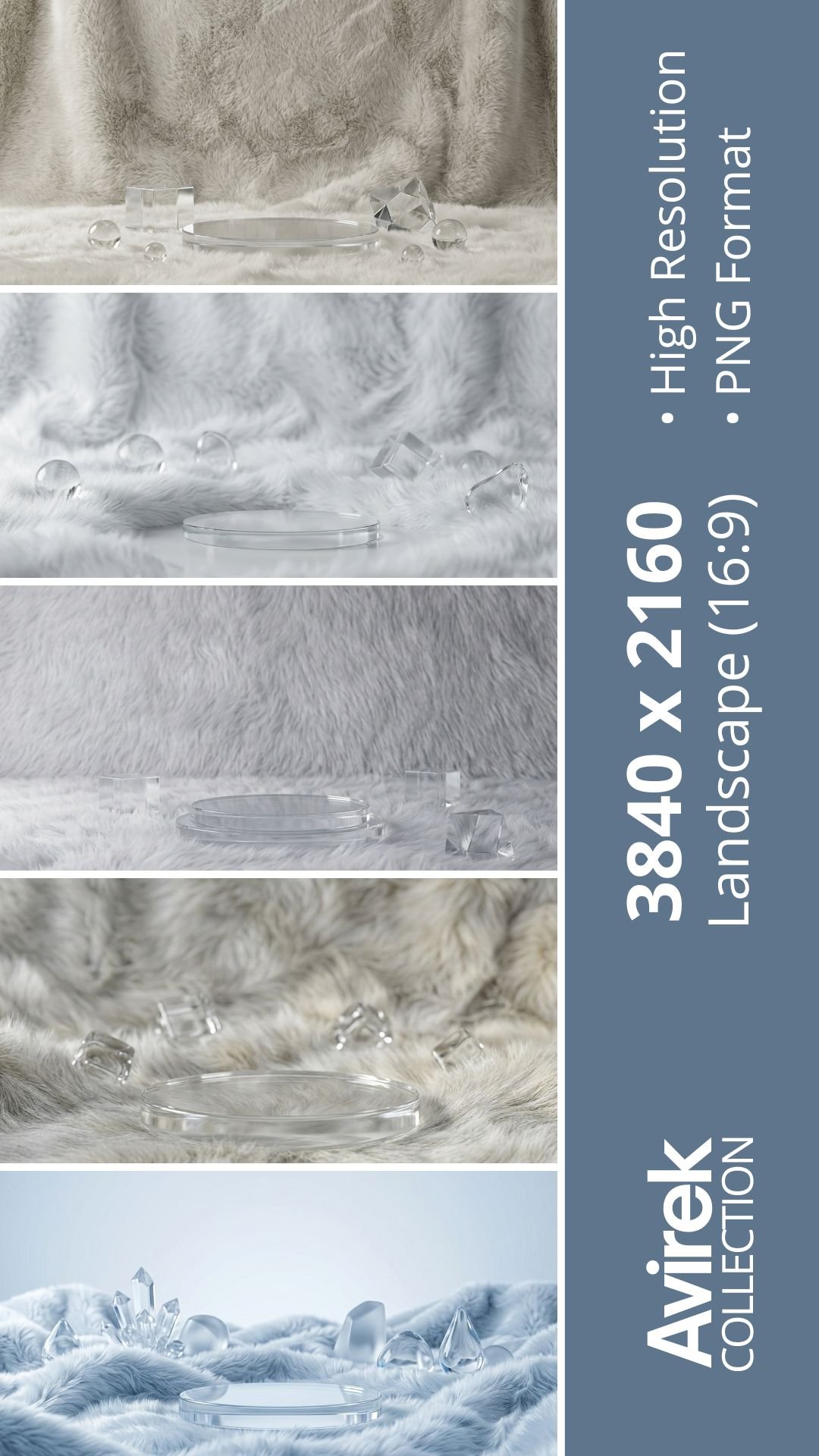 Premium luxury scene for product photography featuring elegant podium, soft lighting, and high-end commercial design.