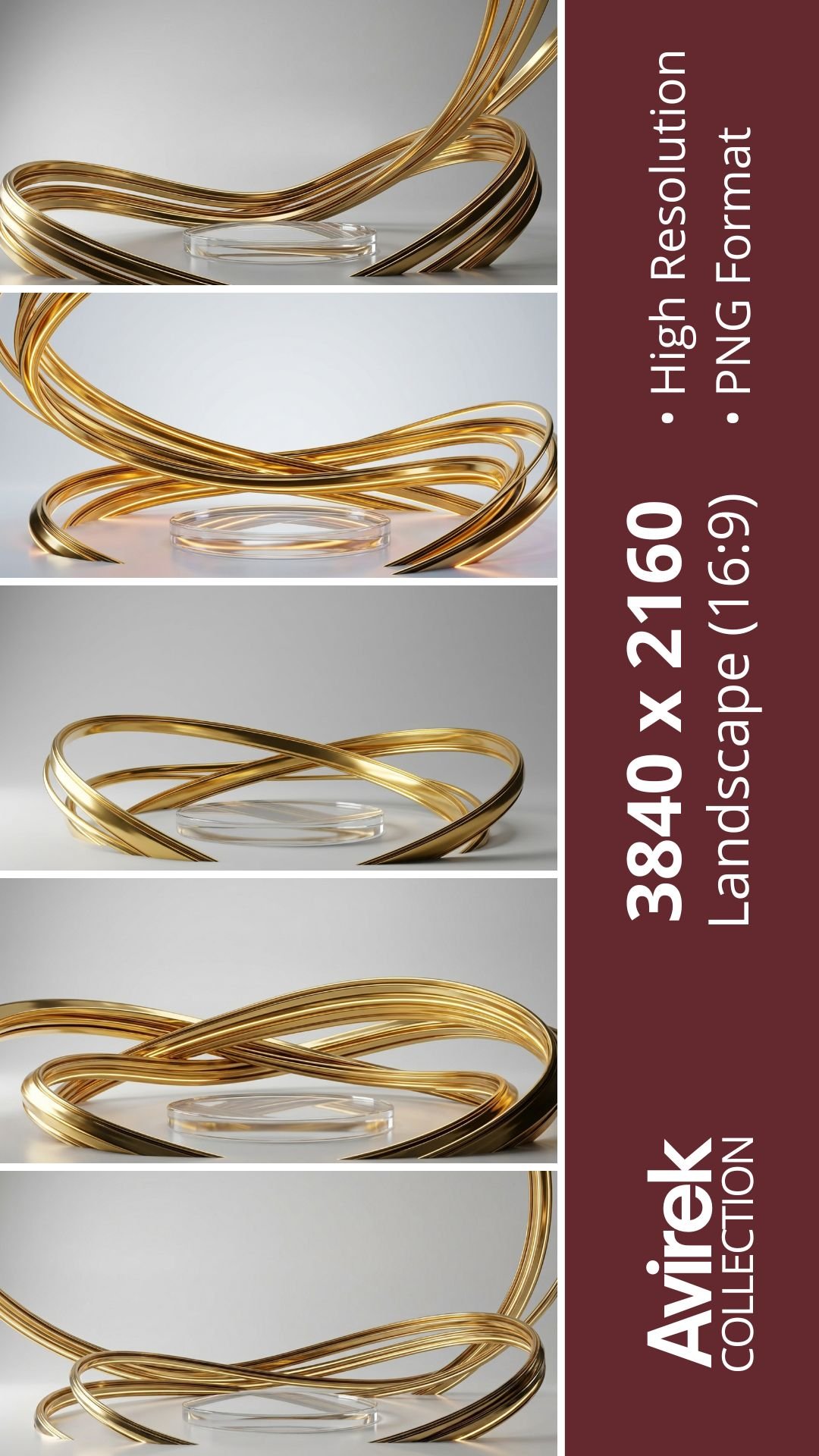 Luxury studio-style product background for creating premium online store images with a sophisticated brand appearance.