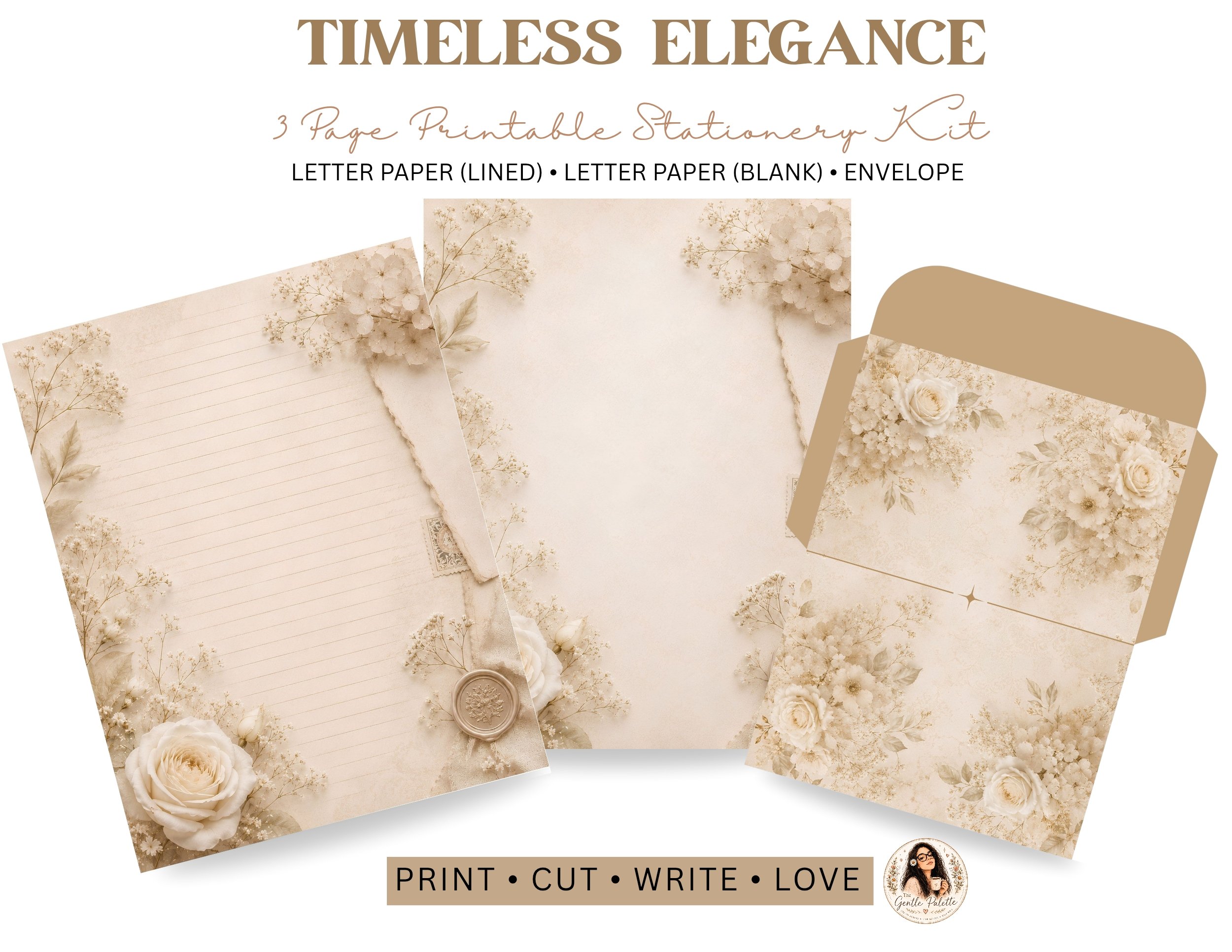 Timeless Elegance Stationery Set - Payhip