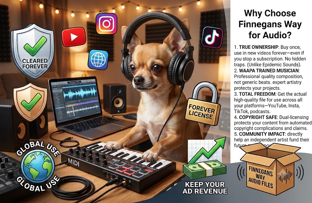 Chihuahua creating music