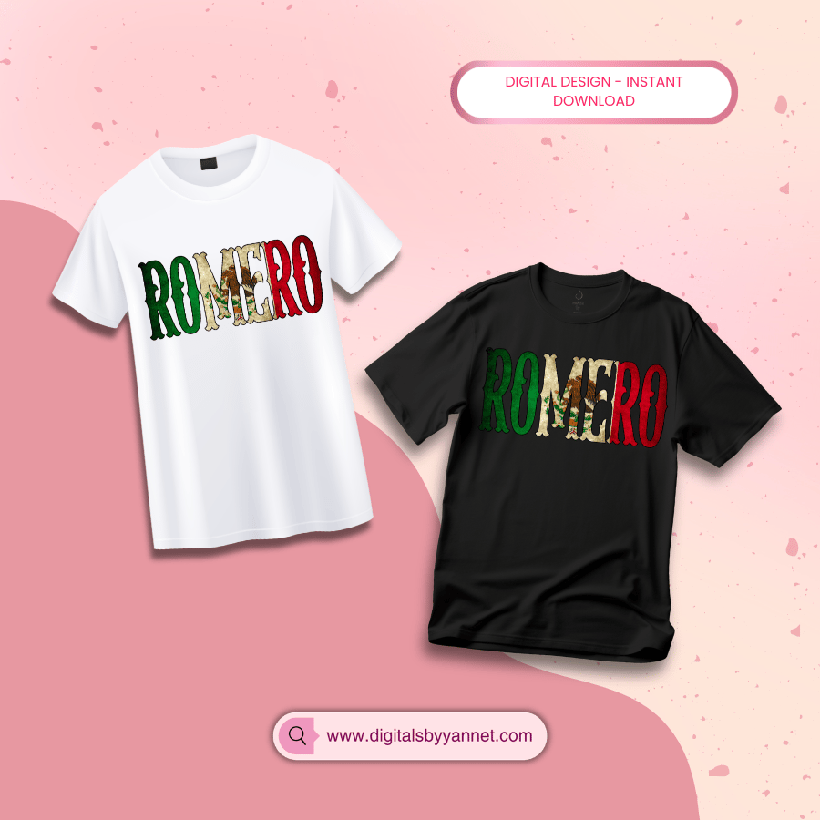 Romero family reunion tshirt design
