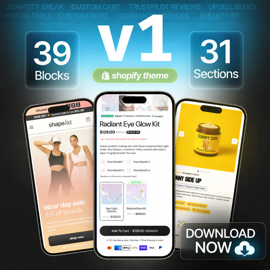 Elixir Shopify Theme V1 premium Shopify theme